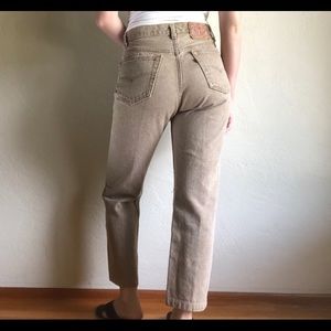 Vintage 501 tan Levi’s